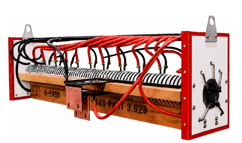 Open style ID cast solenoidal coil